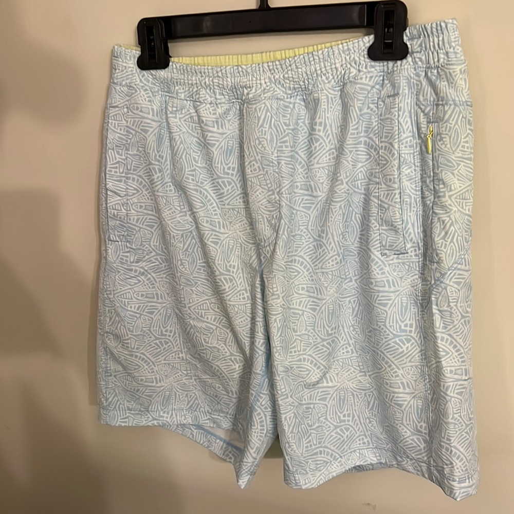 Birddogs "Brad Schittz" Bathing Suit | Blue/White | Large | 9”inseam | EUC